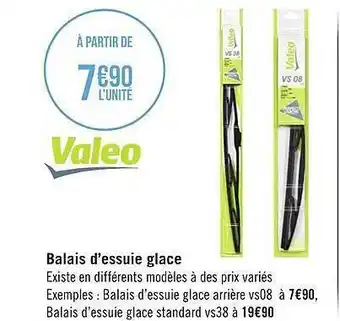 Géant Casino Valeo Balais D'essuie Glace offre