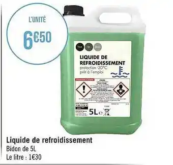 Géant Casino Liquide De Refroidissement offre