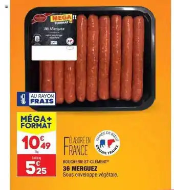 ALDI 36 Merguez Boucherie St-clément offre