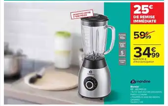 Carrefour Blender Mandine offre