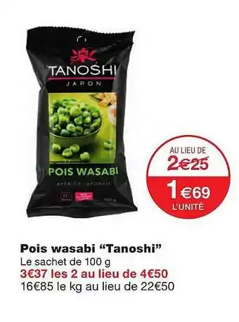 Monoprix Pois Wasabi offre