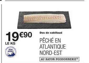 Monoprix Dos De Cabillaud offre