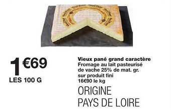 Monoprix Vieux Pané Grand Caractère offre