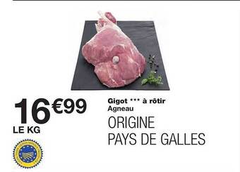 Monoprix Gigot***à Rôtir Agneau offre