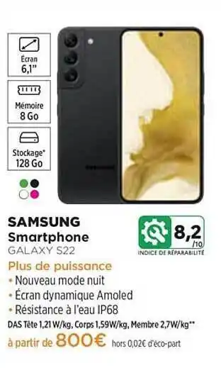 Smartphone Samsung Galaxy S22