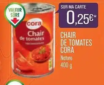 Match Chair De Tomates Cora offre