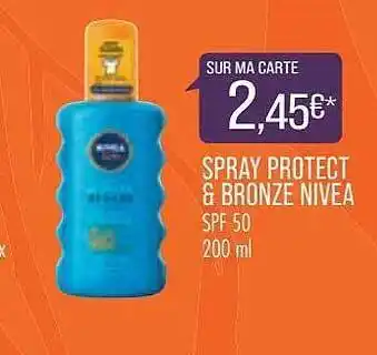 Match Spray Protect & Bronze Nivea offre