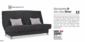 BUT Banquette Lit Clic-clac Silver offre