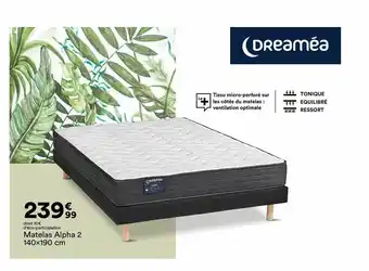 Matelas Alpha 2 140 X 190 Cm