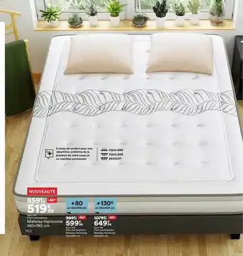 Matelas Harmonie 140 X 190 Cm, Matelas Harmonie 160 X 200 Cm, Matelas Harmonie 180 X 200 Cm