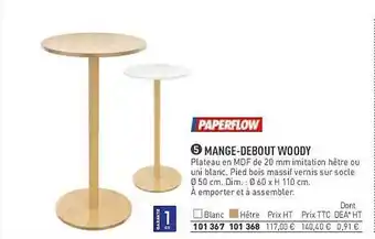 Mange-debout Woody Paperflow