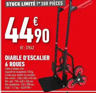 Diable D'escalier 6 Roues