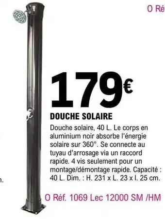 E.Leclerc Brico Douche Solaire offre