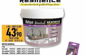 Brico Cash Béton Minéral offre