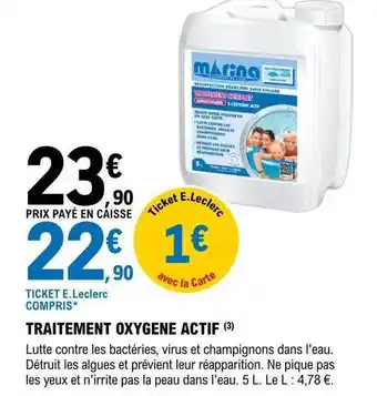 E.Leclerc Brico Traitement Oxygène Actif Marina offre