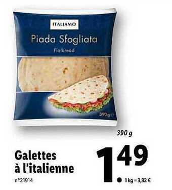 Lidl Galettes à L'italienne Italiamo offre