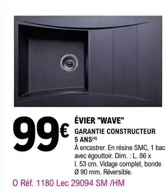 E.Leclerc Brico évier offre