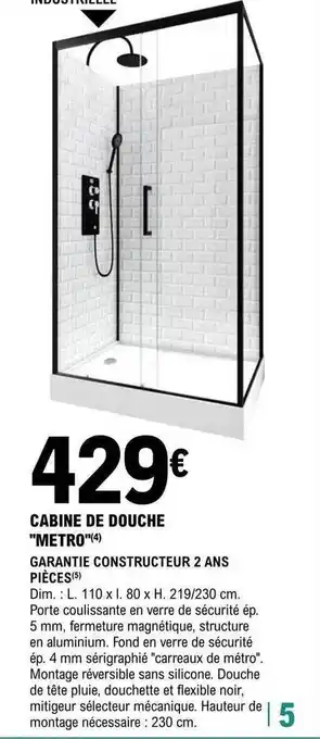 E.Leclerc Brico Cabine De Douche offre