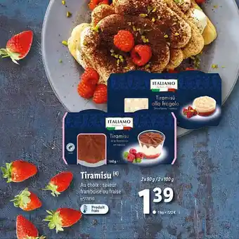 Lidl Tiramisu Italiamo offre