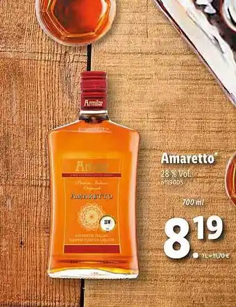 Lidl Amaretto offre