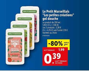 Lidl Le Petit Marseillais offre