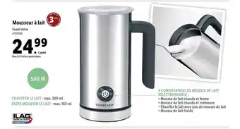 Lidl Mousseur à Lait SilverCrest offre