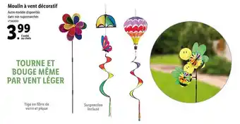 Lidl Moulin à Vent Décoratif offre