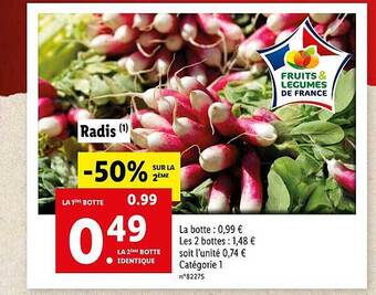Lidl Radis offre