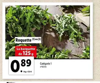 Lidl Roquette offre