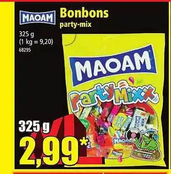 Norma Bonbons Party-mix Maoam offre