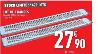 Brico Cash Lot De 2 Rampes offre