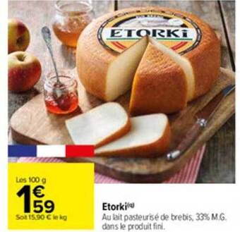 Carrefour Etorki offre