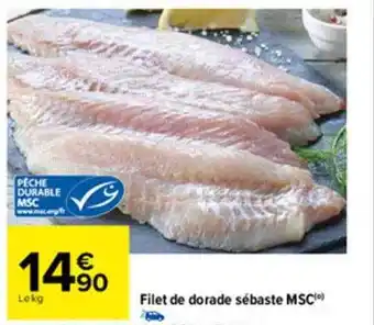 Carrefour Filet De Dorade Sébaste Msc offre