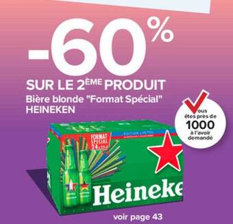 Carrefour Bière Blonde offre