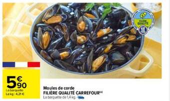 Carrefour Moules De Corde Filière Qualité Carrefour offre