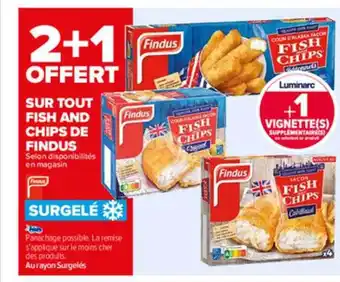 Carrefour Fish And Chips De Findus offre
