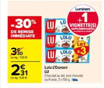 Lulu L'ourson Lu