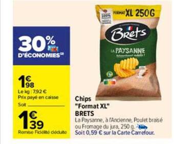 Carrefour Chips offre