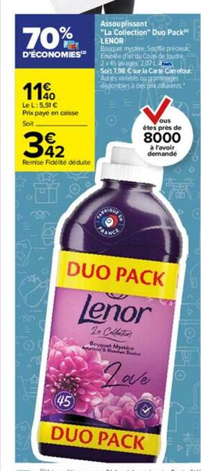 Carrefour Assouplissant offre