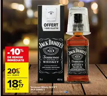 Carrefour Tennessee Whisky Old N°7 Jack Daniel's offre