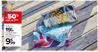 Carrefour Le Drap De Plage Tex Rome offre