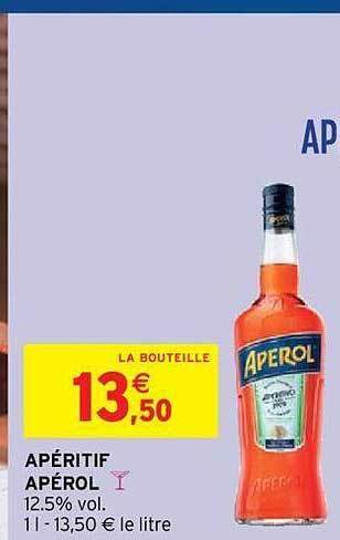 Intermarché Hyper Apéritif Apérol offre