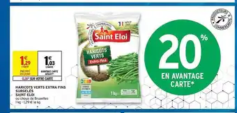 Haricots Verts Extra Fins Surgelés Saint Eloi