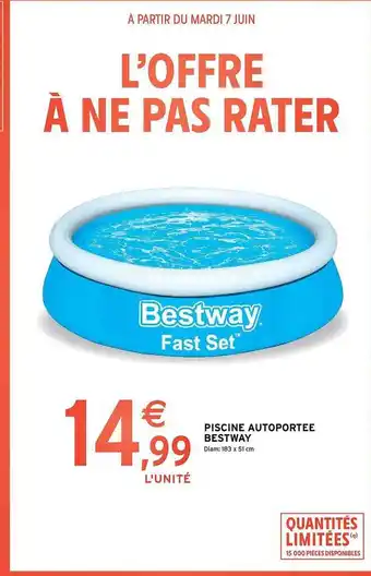 Piscine Autoportée Bestway