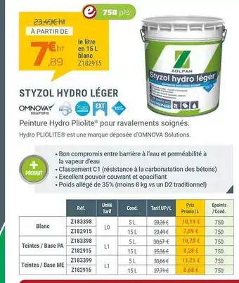 Styzol Hydro Léger