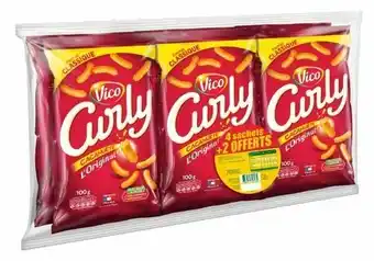 Auchan CURLY CACAHUÈTES offre