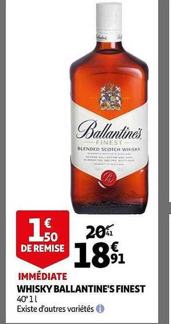 Auchan Whisky Ballantine's Finest offre