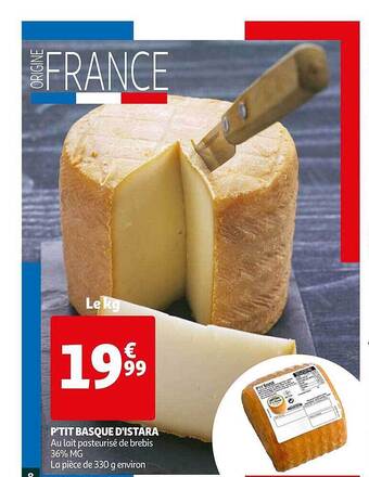 Auchan P'tit Basque D'istara offre