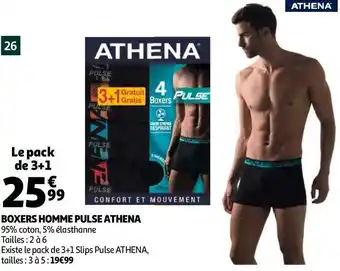 Auchan BOXERS HOMME PULSE offre