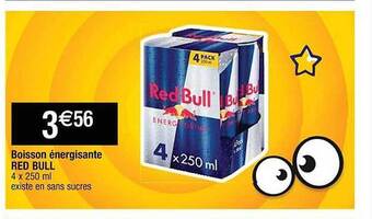Cora x Carrefour Boisson énergisante Red Bull offre